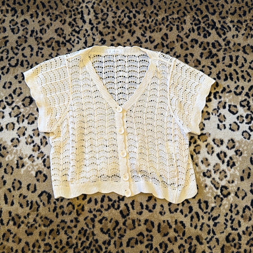 Oak + Fort CROCHET BUTTON-UP
